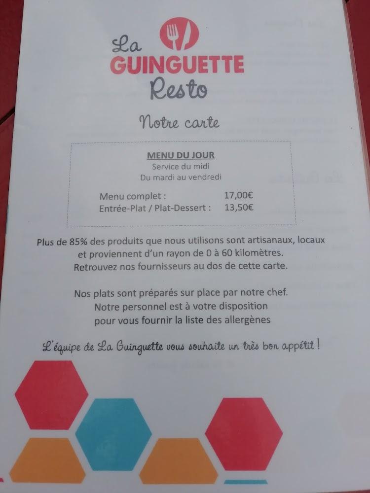 Crêperie et Bistrot La Guinguette - Coulanges sur Yonne - Menu Image 4